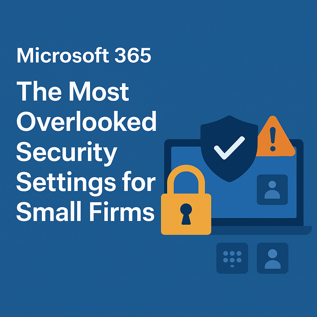 Featured image for “Microsoft 365: The Most Overlooked Security Settings for Small Firms”
